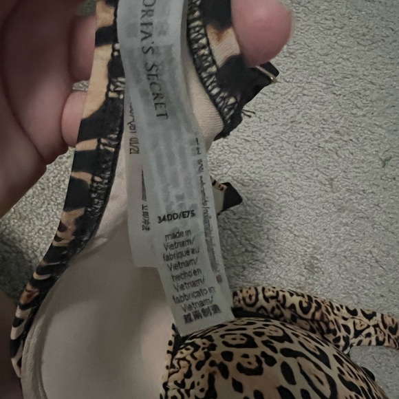 VS swim top sparkling strap/ leopard - Picture 2 of 2
